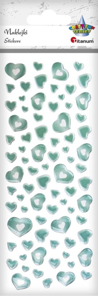 Naklejka (nalepka) Craft-Fun Series serca Titanum (JYG12)