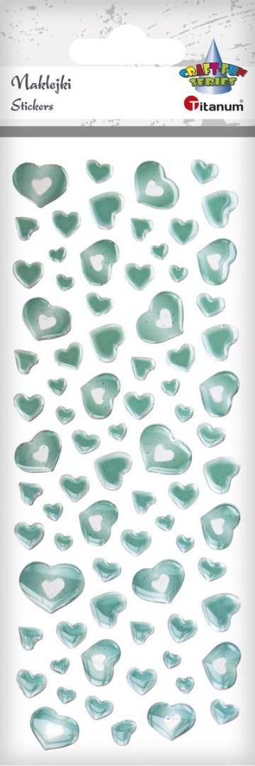 Naklejka (nalepka) Craft-Fun Series serca Titanum (JYG12)
