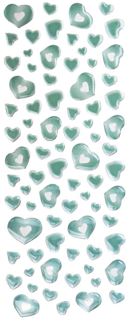 Naklejka (nalepka) Craft-Fun Series serca Titanum (JYG12)