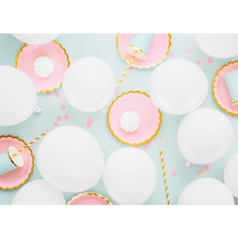 Balon gumowy Pastel Eco Balloons biały 260mm Partydeco (ECO26P-008-10)