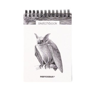 Blok artystyczny szkicownik nietoperz A6 60k Narcissus