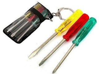 Brelok zestaw śrubokrętów z pokrowcem Adar (537057)