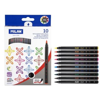 Flamaster BRUSH 661 pędzelkowe 10 kol. Milan (0612610)