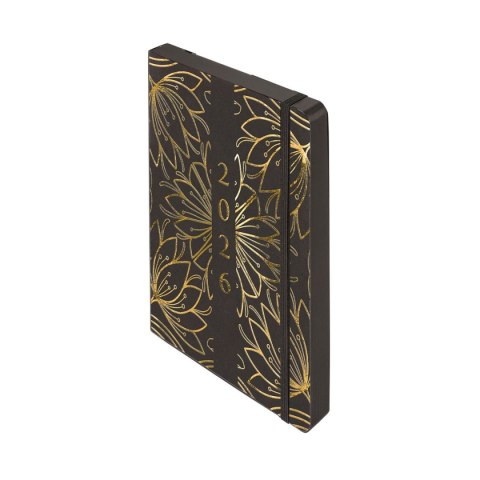 Kalendarz książkowy (terminarz) 2026 KRAFT DNS A5 Antra (KWIATY)