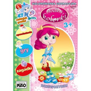 Książeczka edukacyjna Słodkie kolorki. Dziewczynki Niko