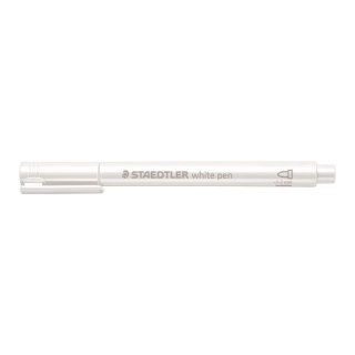 Marker permanentny metaliczny wkład biały 1-2mm okrągła końcówka Staedtler (8323-0)