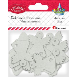 Ozdoba drewniana Craft-Fun Series aniołki 44201019 Titanum (MTCR-WDC803)