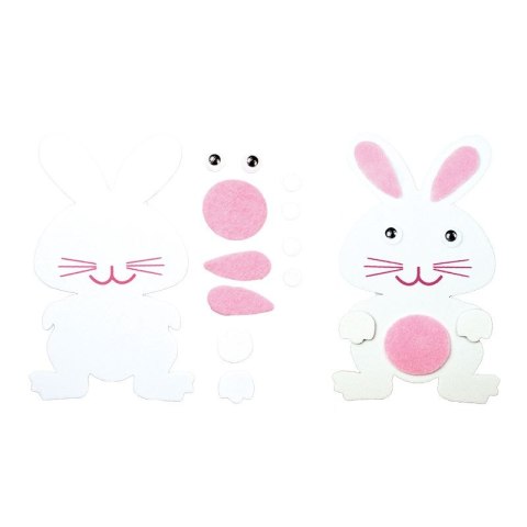 Ozdoba piankowa Craft-Fun Series Króliczki do złożenia 6 szt Titanum (DIY-S26)