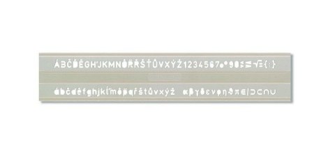 Szablon cyfrowo-literowy Koh-I-Noor