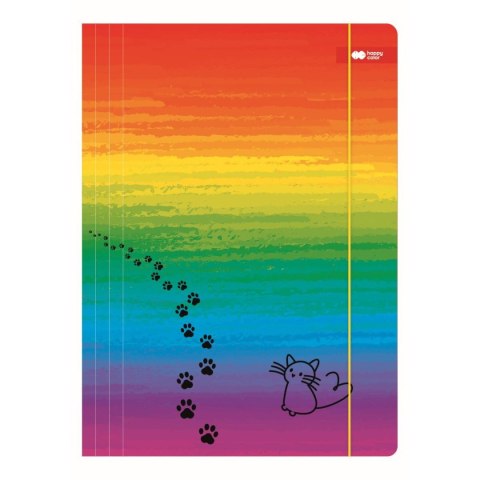 Teczka kartonowa na gumkę mix [mm:] 240x310 Happy Color (HA 7621 2431-MA2)