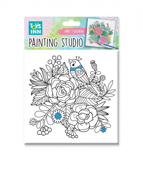 Zestaw kreatywny dla dzieci obraz do malowania Canvas mały Bird Stnux (STN8134)