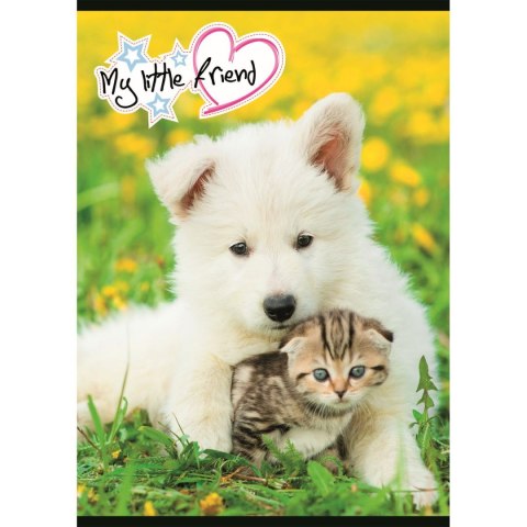 Zeszyt My Little Friend A5 32k. 70g krata Unipap