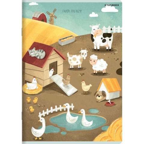 Zeszyt megamix A5 16k. 70g krata Top 2000 (400168844)