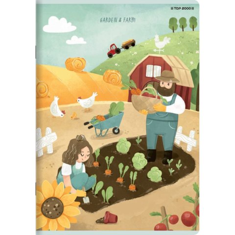 Zeszyt megamix A5 16k. 70g krata Top 2000 (400168844)