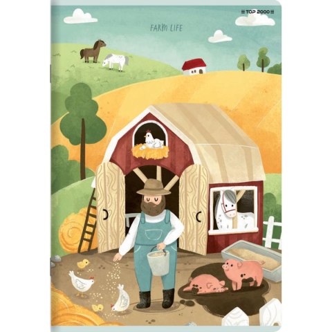 Zeszyt megamix A5 16k. 70g krata Top 2000 (400168844)