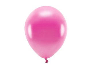Balon gumowy Metalizowane Eco Balloons fuksja 260mm Partydeco (ECO26M-080)