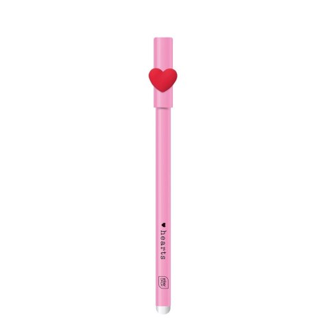 Długopis wymazywalny HEARTS wkład niebieski 0,5mm Noster (5902277329707)
