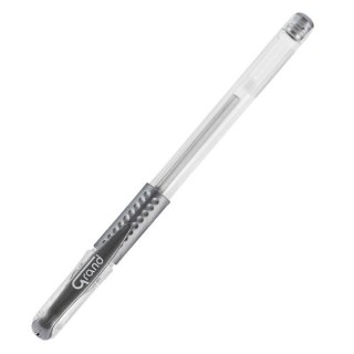Długopis żelowy GR-101 srebrny wkład srebrny 0,5mm Grand (160-2280)