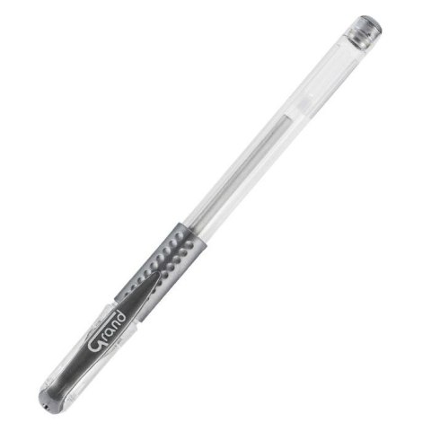 Długopis żelowy GR-101 srebrny wkład srebrny 0,5mm Grand (160-2280)