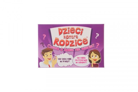 Gra karciana Dzieci kontra rodzice czego o sobie nie wiecie? Kangur