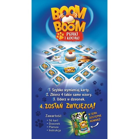 Gra planszowa Boom Boom Psiaki i Kociaki Trefl (01993)