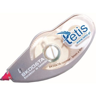 Korektor w taśmie (myszka) 5x6 [mm*m] Tetis (BK006-TA)