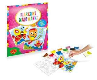 Książeczka edukacyjna Ptaszki, Motyle paskowe malowanki Alexander
