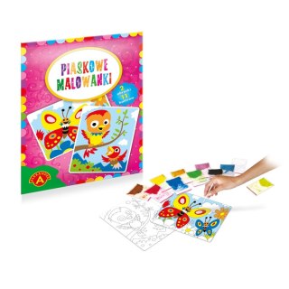 Książeczka edukacyjna Ptaszki, Motyle paskowe malowanki Alexander