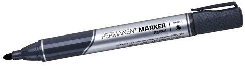 Marker permanentny wkład czarny 2,0mm okrągła końcówka Rystor