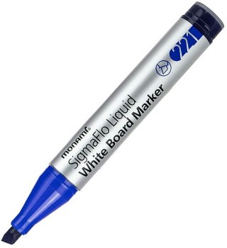 Marker suchościeralny SigmaFlo WBM-C221 2080151517 wkład niebieski okrągła końcówka Monami (160-2437)