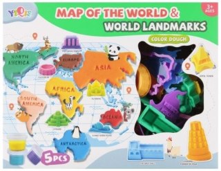 Masa plastyczna dla dzieci świat mix Mega Creative (567760)