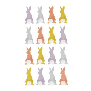 Naklejka (nalepka) Królik z pomponem Craft With Fun (553721)