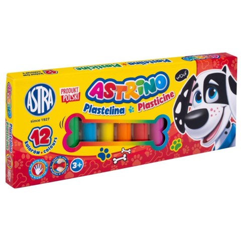 Plastelina 12 kol. mix Astrino (303221003)