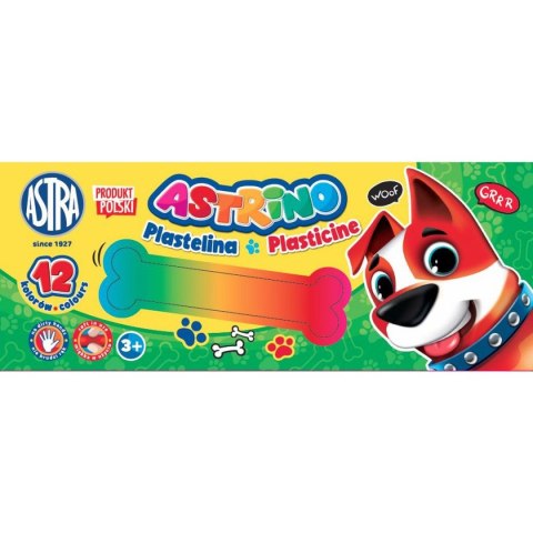 Plastelina 12 kol. mix Astrino (303221003)
