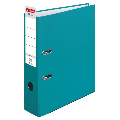 Segregator dźwigniowy Q. file Standard 50016259 A4 turkusowy Herlitz (300005001)