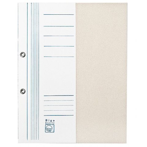 Skoroszyt A4 biały karton 250-280g Bigo (0021)