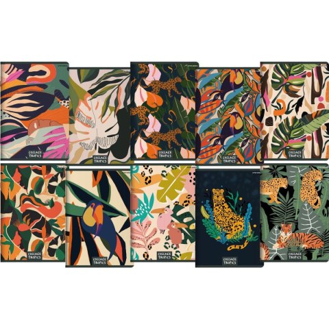Zeszyt COLLAGE TROPICS A5 96k. 70g linia Top 2000 (400157940)