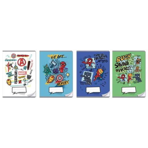 Zeszyt SPIDER MAN A5 16k. krata Beniamin (1030)