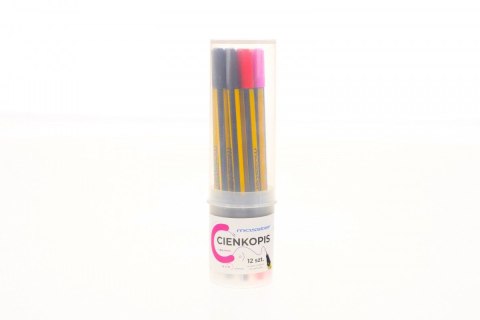 Cienkopis MASSTER wkład mix 0,4mm 12kol. Kamet (12 kol)