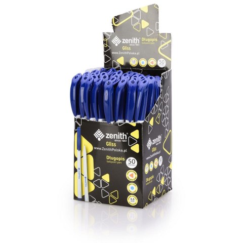 Długopis Gliss wkład niebieski 0,5mm Zenith