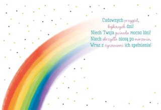 Kartka składana B6 Jednorożec z gwiazdą B6 Henry (5905701483686)