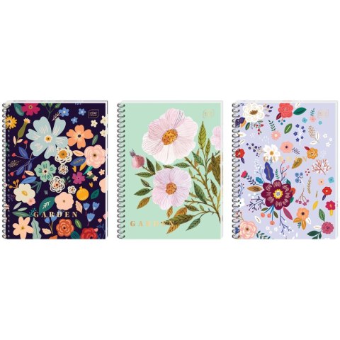 Kołozeszyt (kołonotatnik) HS GARDEN B5 100# B5 100k. 70g krata Interdruk (5902277326966)