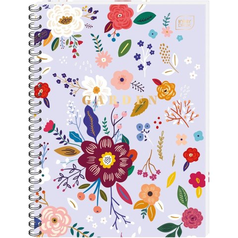 Kołozeszyt (kołonotatnik) HS GARDEN B5 100# B5 100k. 70g krata Interdruk (5902277326966)