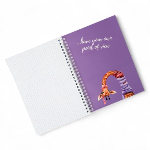 Notes (notatnik) zyrafa A5 80k. krata Narcissus