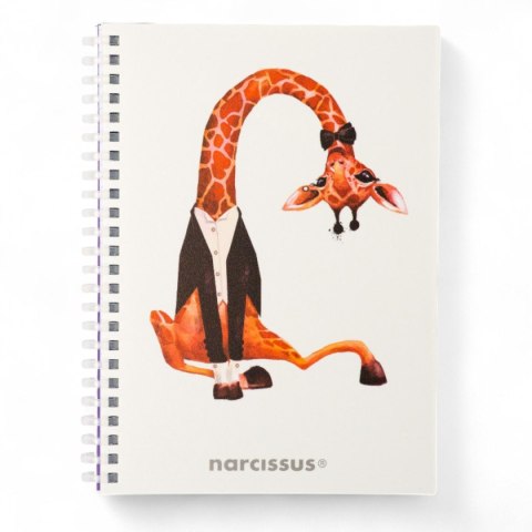 Notes (notatnik) zyrafa A5 80k. krata Narcissus