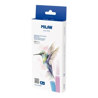 Pastele suche miękkie 12 kol. Milan (6110212met)