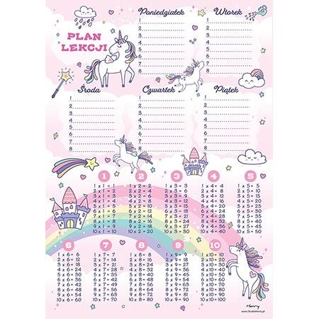 Plan lekcji UNICORN TECZA Henry (5905701482597)