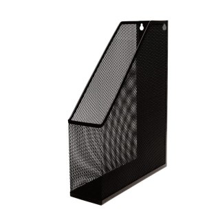 Pojemnik na dokumenty pionowy A4 czarny metal Tierra