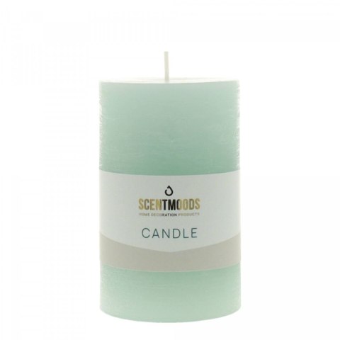 Świeca pieńkowa 6,3X10cm w kolorze Green miętowy Pavoncella (8720935401407)