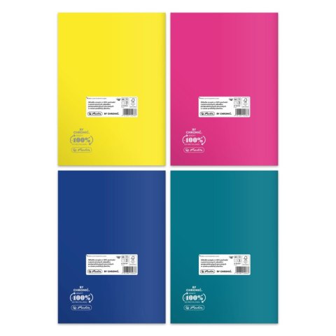 Zeszyt Colors Eco PP 9552381 A4 60k. 70g krata Herlitz (400198132)